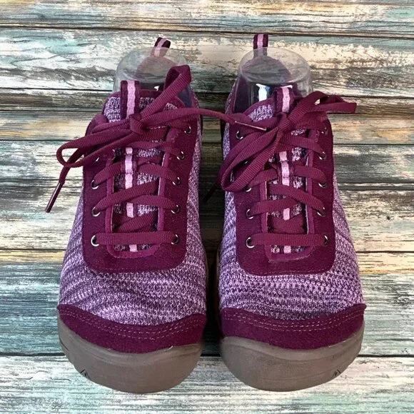 Keen Sneakers Shoes Womens Size 8.5 Burgundy Arch Support Comfort Walking Ladies - Picture 4 of 10
